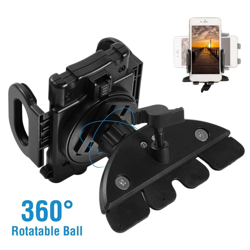 360° Universal CD Slot Car Phone Mount