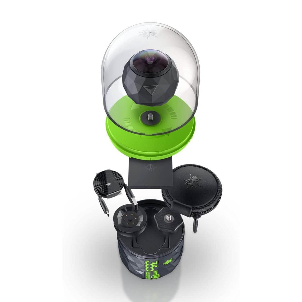 360Fly 4K VR Capable Action Video Camera Professional Camcorder - Black (Refurbished)