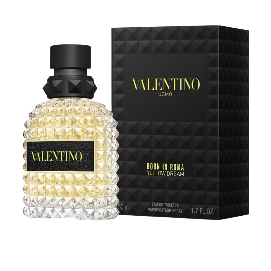 Valentino Uomo Born In Roma Yellow Dream Eau de Toilette Men (3.4oz)