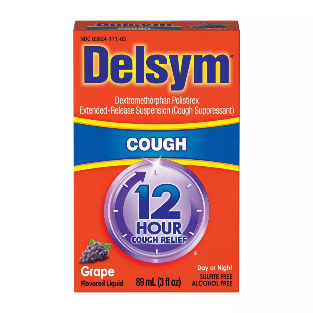 Delsym 12 Hour Cough Relief Liquid Grape (3oz)