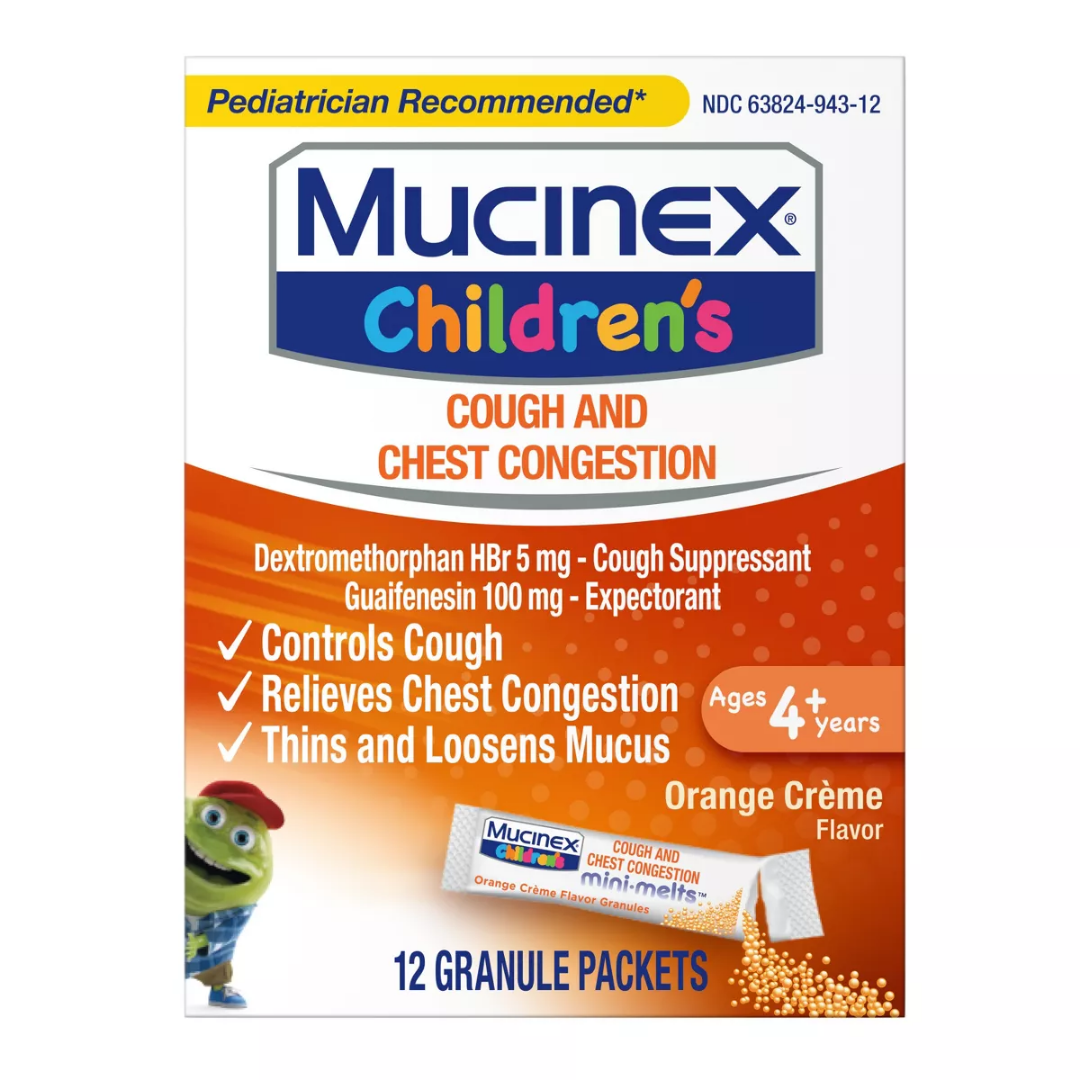 Mucinex Junior Strength Mini Melts Guaifenesin (12ct)