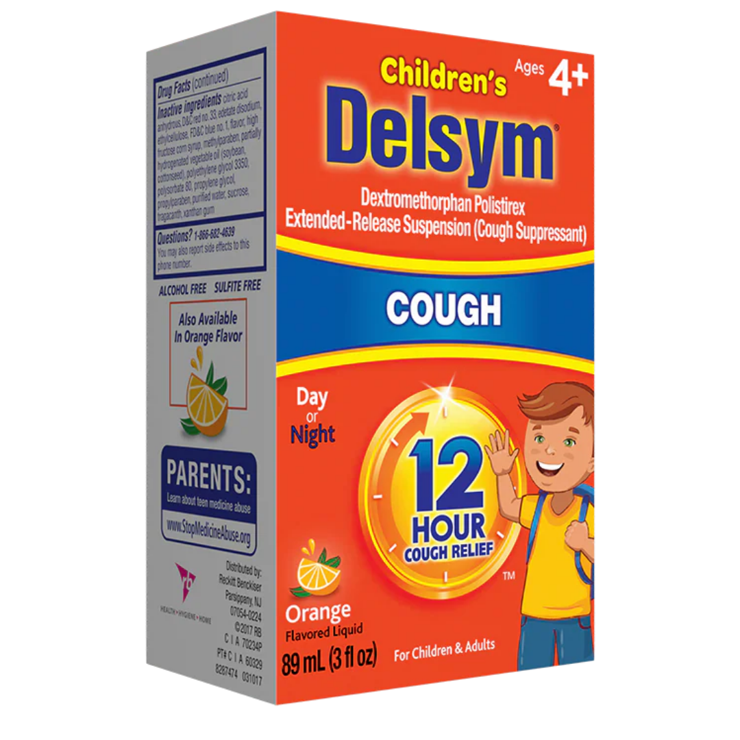 Delsym Children's 12 Hour Cough Relief Orange (3oz)