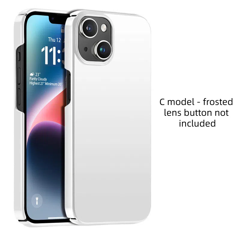 Customized Apple 16 phone case with heat transfer printing all inclusive 15 glossy 14 frosted hard shell for film case with pictures