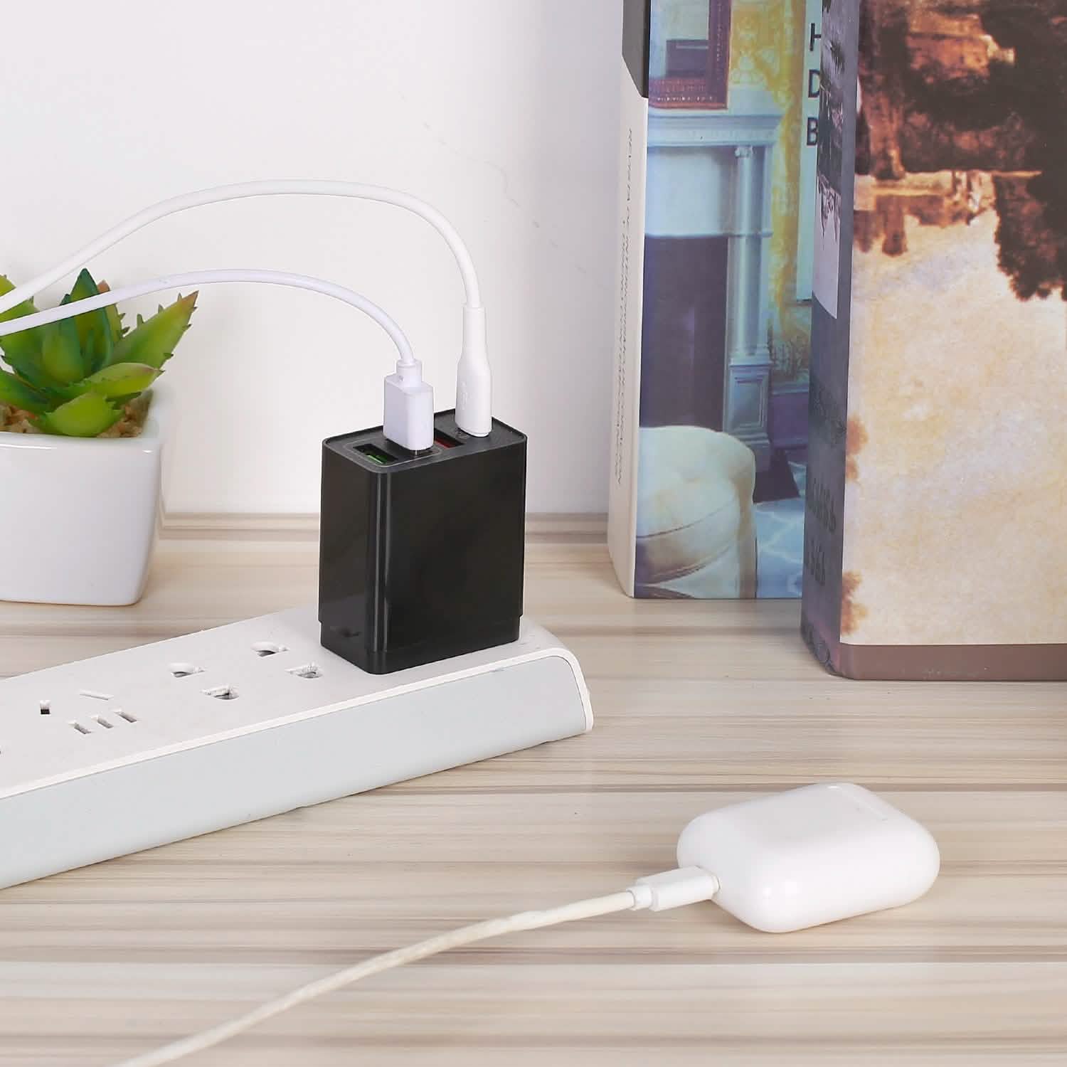 36W USB C 4-Port Fast Charger
