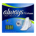Always Infinity FlexFoam Size 2 Heavy Flow Wings (16 Pads)