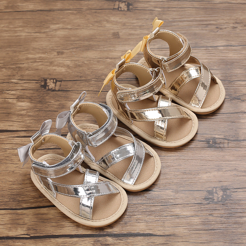 Summer 0-1 Year Old Baby Toddler Shoes Soft Bottom Wiping Empty Baby Shoes Breathable Sandals