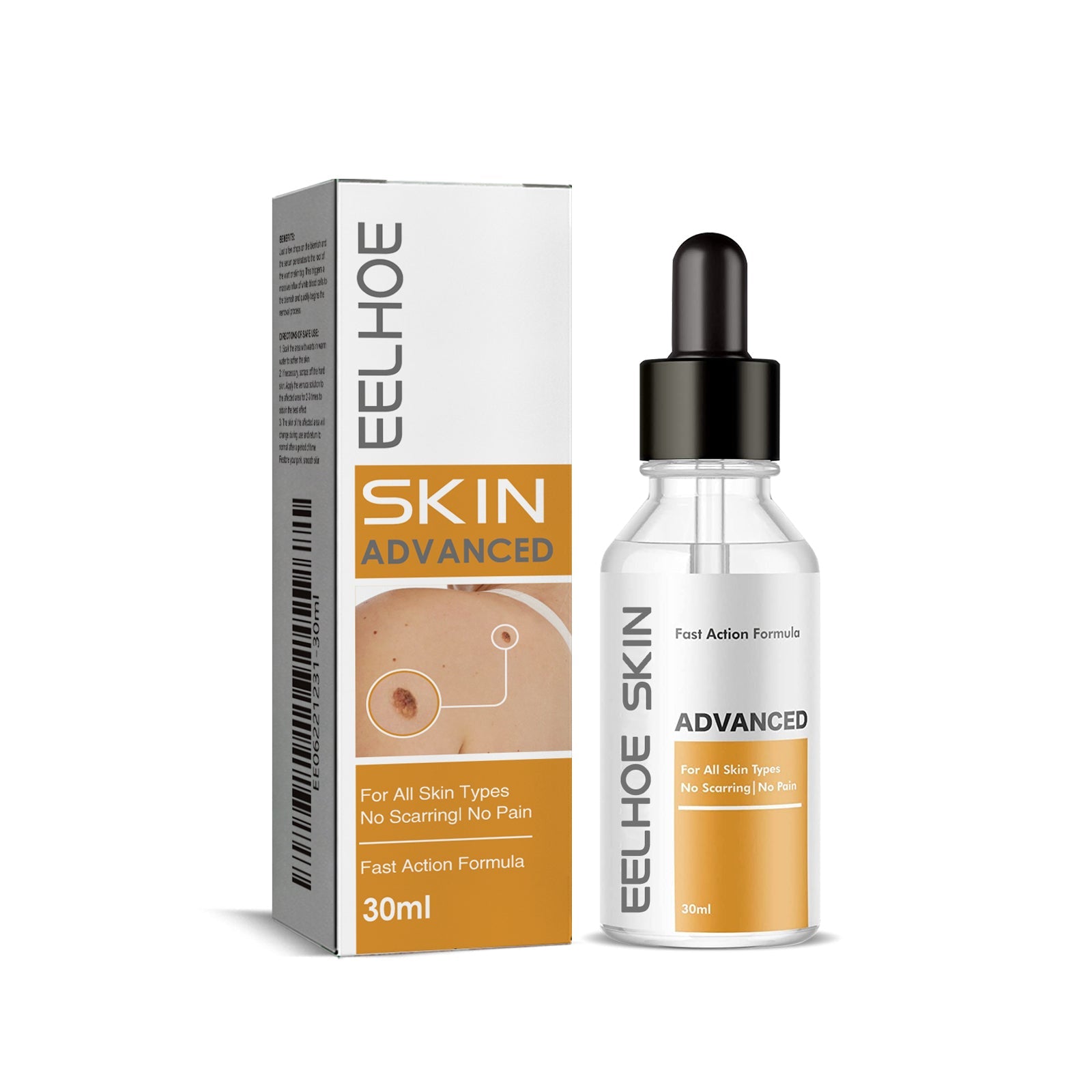 EELHOE Anti-Wart Serum, Deep Cleansing Smooth Skin Fade Hand, Foot And Corns Wart Wart Serum