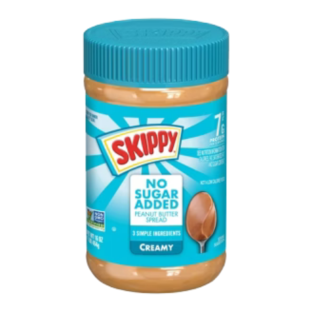 Skippy No Sugar Added Creamy Peanut Butter (16.3oz)