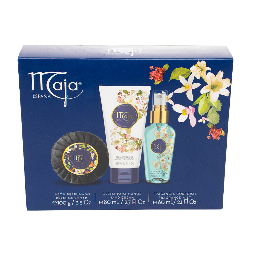 Maja Aqua Turquesa Travel Gift Set (3 pc)