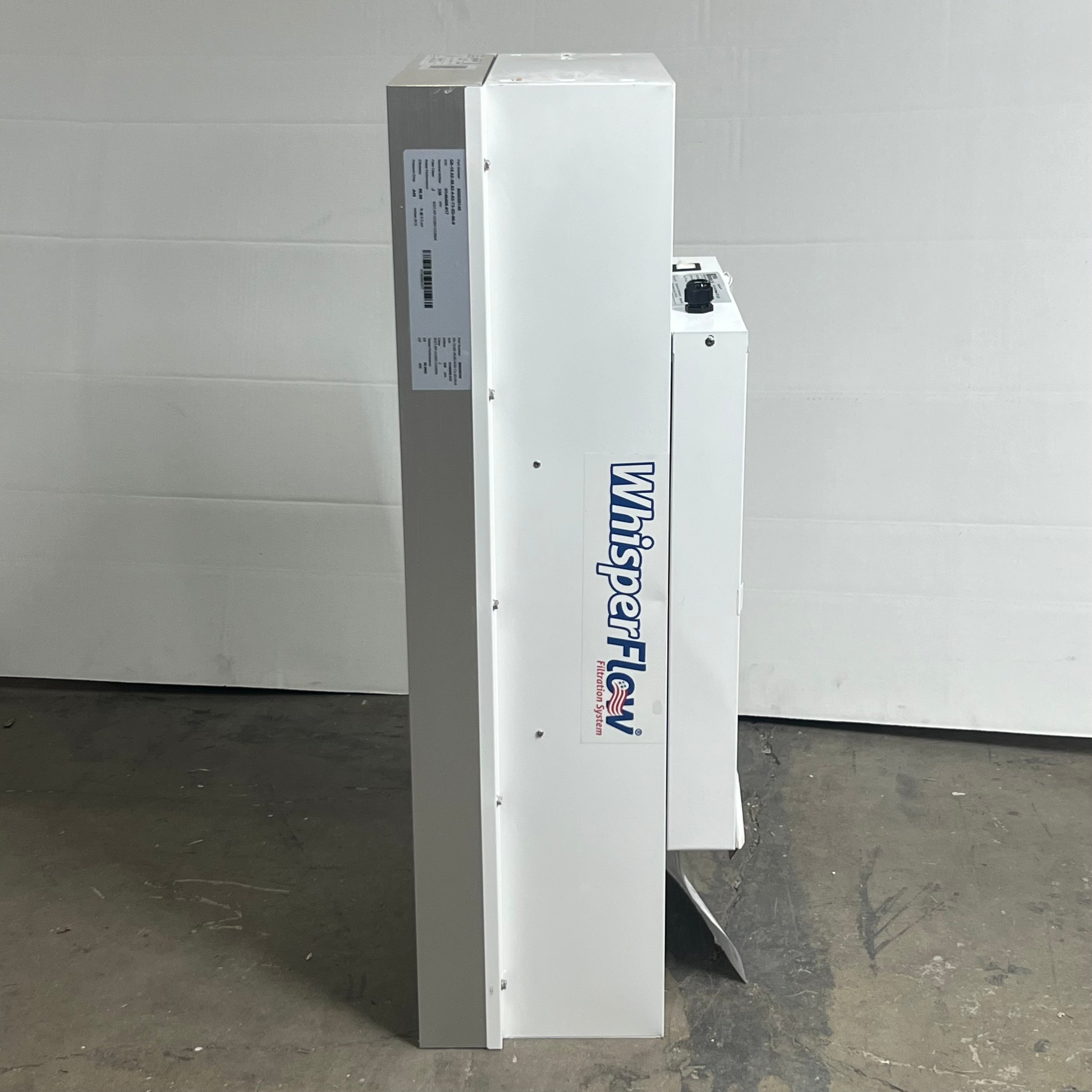 TERRA UNIVERSAL Whisper Flow Filtration System HEPA 240V 16"x36" White 6601-1636-H-220-P183498-3