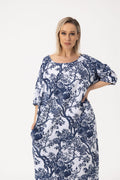 Women's Commoner Literary Retro Plus Size Dress
