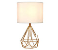 Iron Art Simple Diamond Type Table Lamp Living Room