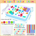 26 English Letters Photosensitive Table Preschool Education Toys
