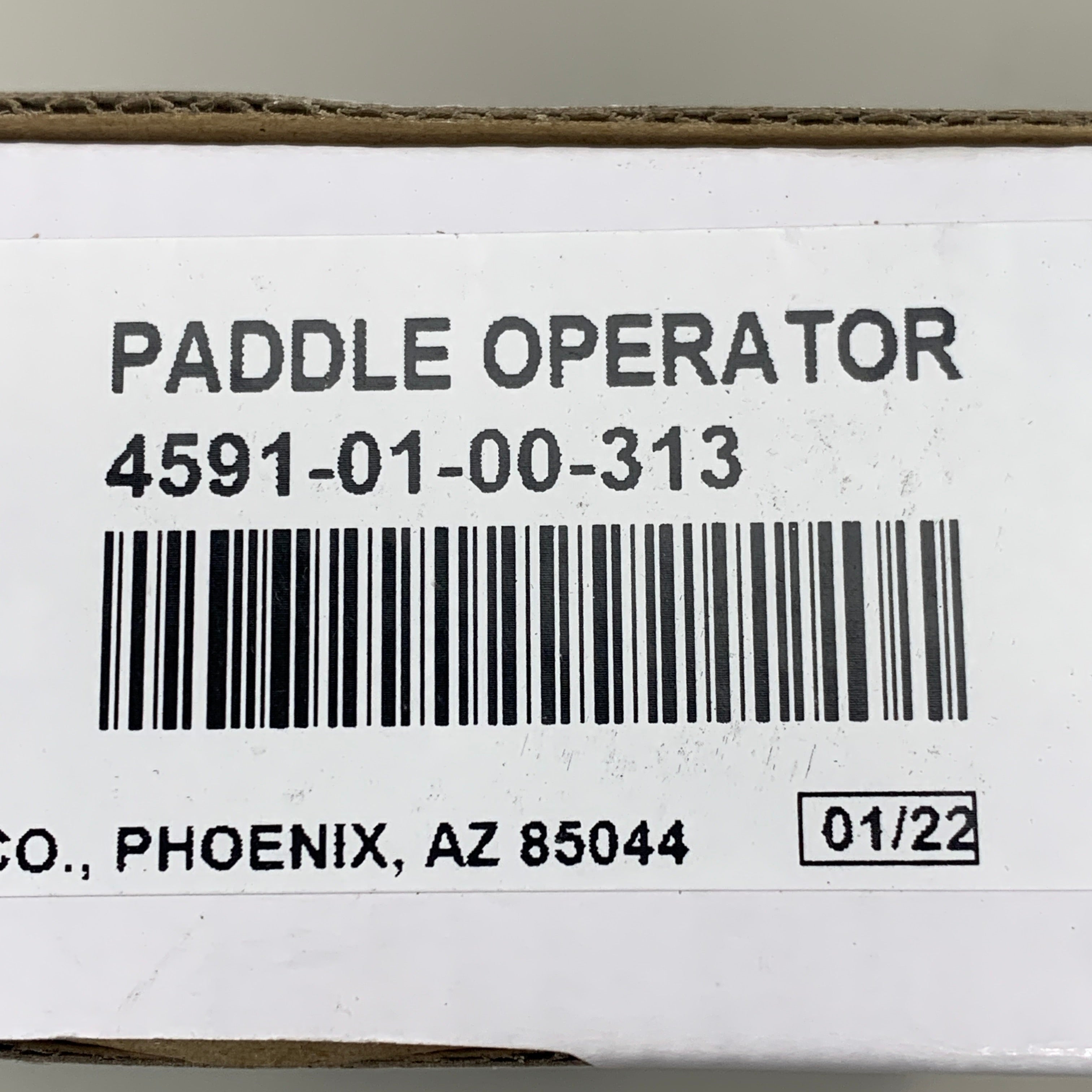 ADAMS RITE Deadlatch Paddle Operator for 4300/4500/4900 Series Dark Bronze 4591-01-00-313