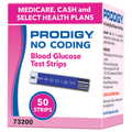 Prodigy No Coding Blood Glucose Test Strips (50 Count)