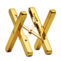 Cigar shelf pure copper gold-plated folding shelf portable cigarette holder simple