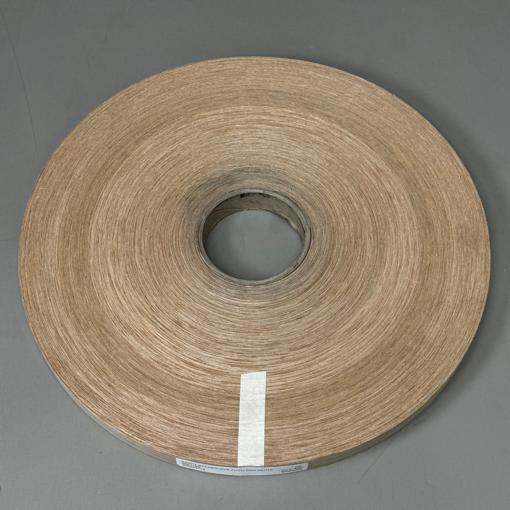EDGEMATE Kraft Backed CVR Auto Edge Banding Oak White Rift 7/8"X500' 6051158