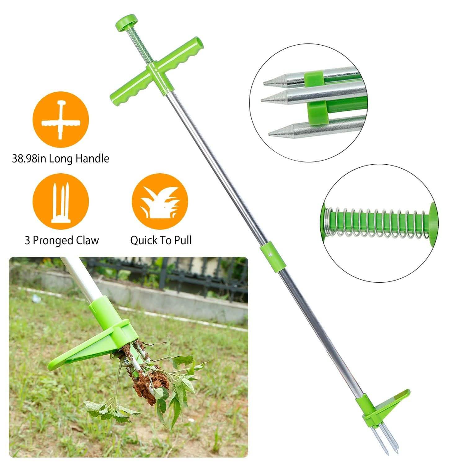 38.98" Weed Puller Twister Stand Up Root Removal
