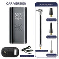 6000mAh Portable Car Air Compressor 12V 150PSI Electric Cordless Tire Inflator Pump for Motorcycle Bicycle Boat AUTO Tyre Balls
