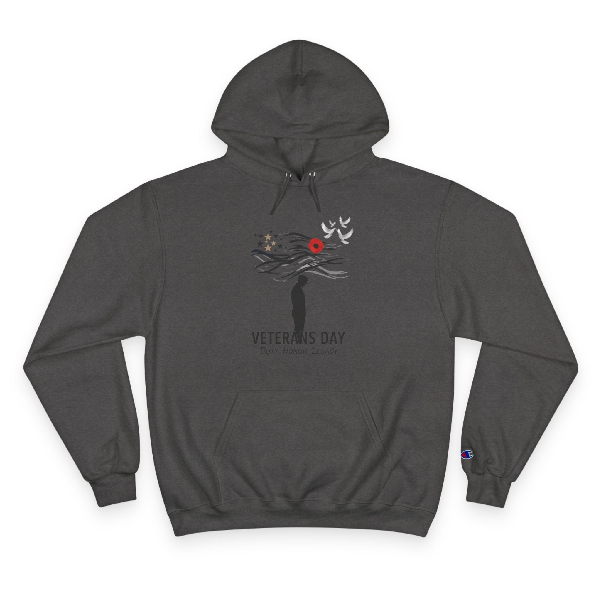Veterans Day Champion Hoodie, Cozy Hoodie, Gift for Veterans, Memorial Day Apparel, Support Our Troops