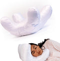 Beauty Face Satin Pillow with Memory Foam Filling Comfortable Soft Nap Cotton Pillow Peace Mind Sleep Non-Paste Makeup Headrest