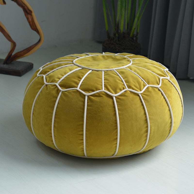 Candy Color Velvet Cute Puff Beanie Sofa