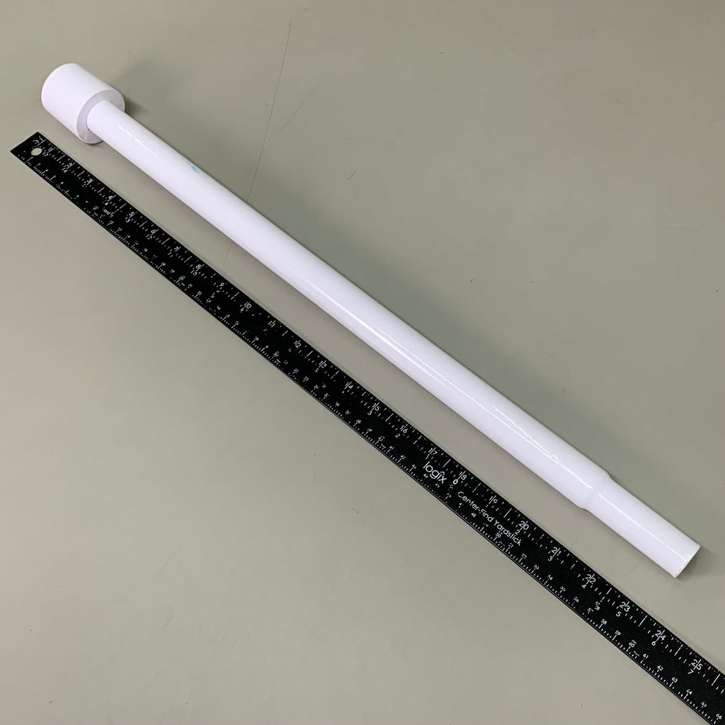 BEST WHOLESALE (3 PACK!) Display Poles White 23.5"
