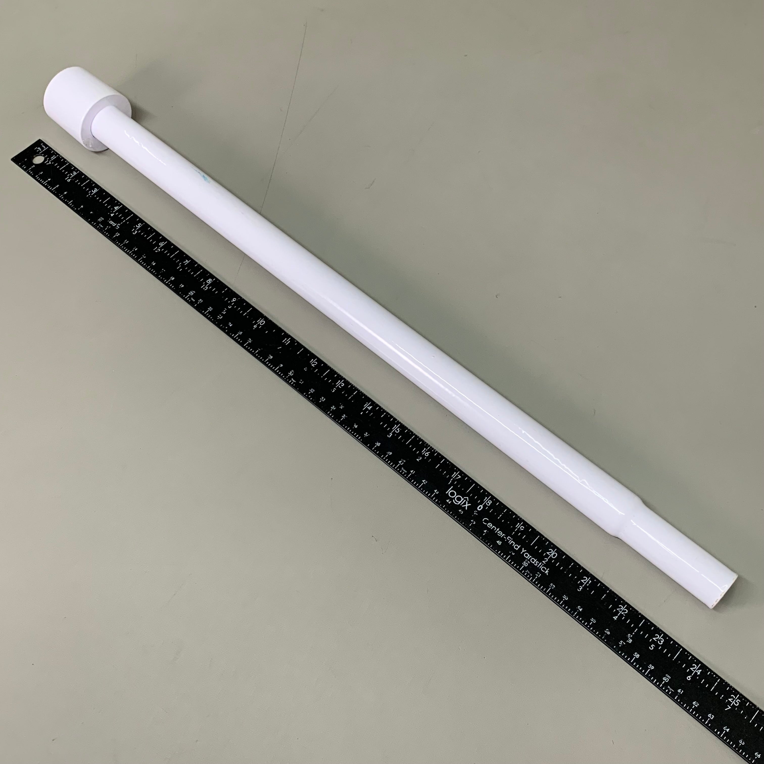 BEST WHOLESALE (3 PACK!) Display Poles White 23.5"