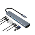 Ten in One Expansion Dock Type-C to HDMI 4K 100Mbps Ethernet Port Laptop Expansion Dock USB Hub