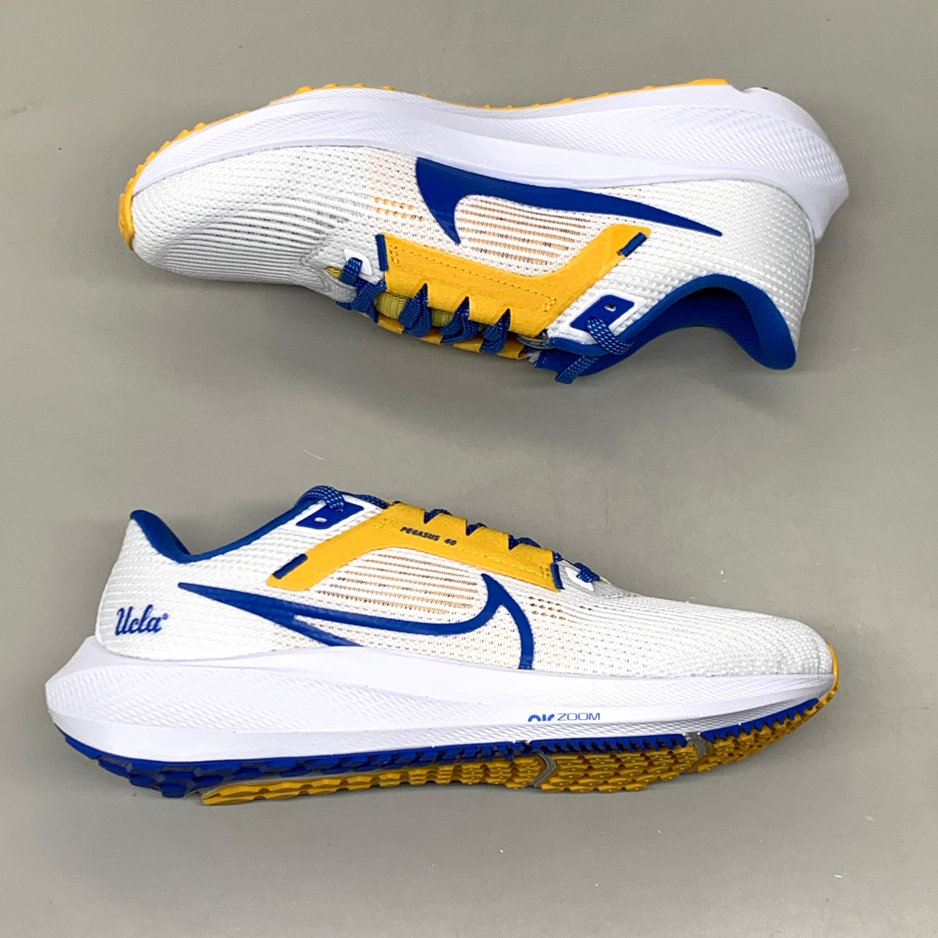 NIKE Zoom Pegasus 40 UCLA White/Signal Blue-Gold 10 Women's 8.5 Mens DZ5988 100