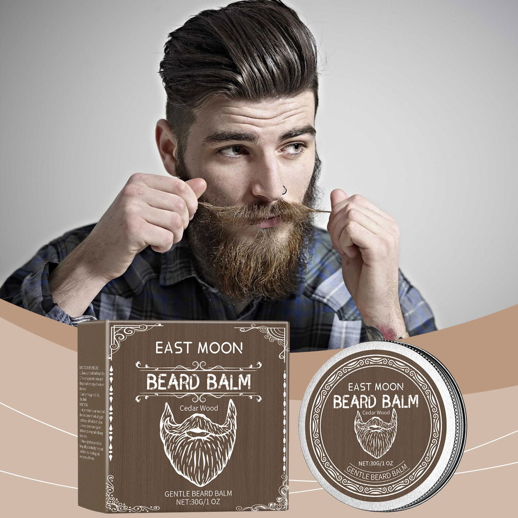 Cedar Wood Beard Care Wax Men's Beard Cedar Wood Care Cream Nourishes And Strengthens Beard