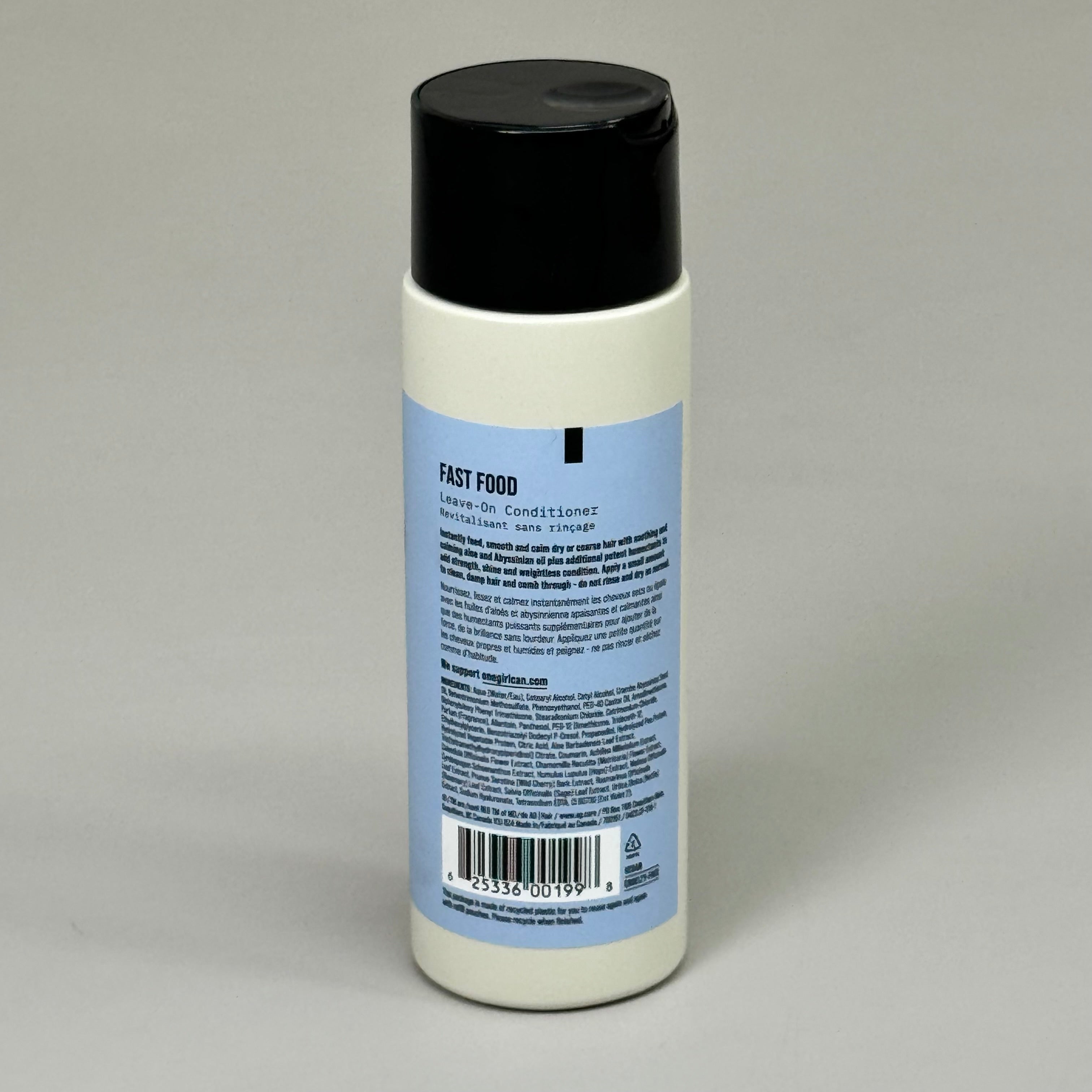 AG CARE Light Fast Food Leave-On Conditioner Hydrate Hair & Manage Fizz 8 lf oz