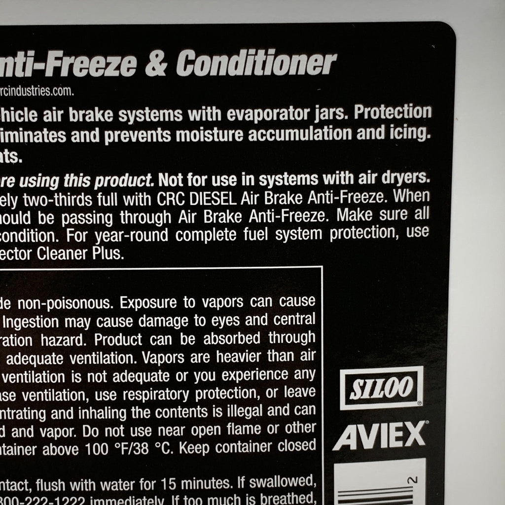 CRC Diesel Air Brake Anti-Freeze & Conditioner Winter Protection 1 Gallon 1003820