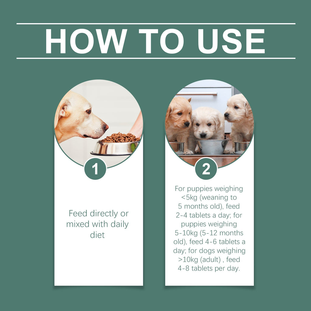 Tear-Stained Eye Care Tablet For Dogs To Gently Clean Tear-Stained Eye Stains For Pet Dogs