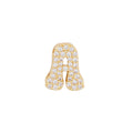 Fashion English 26 letter single pendant gold DIY bracelet necklace accessories