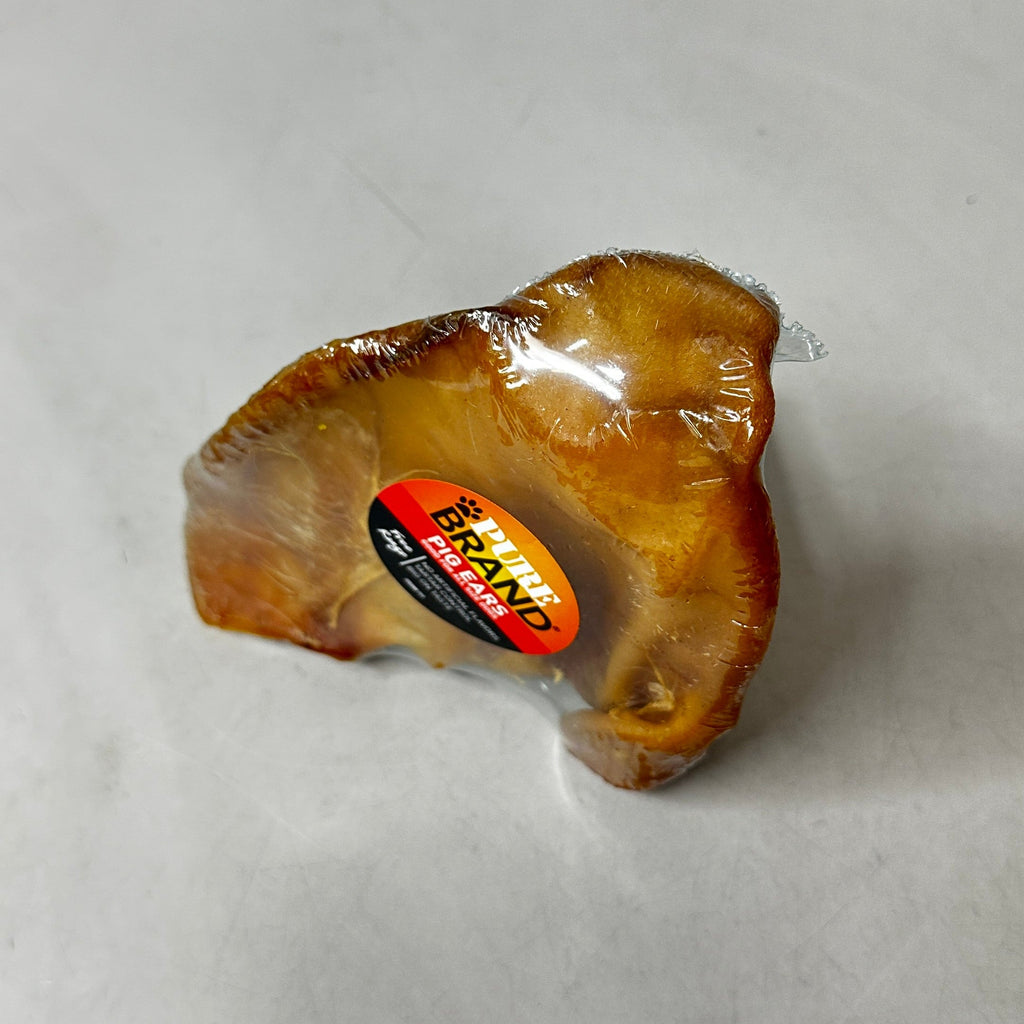 PURE BRAND Pig Ears For Dogs No Artificial Flavors Big on Taste