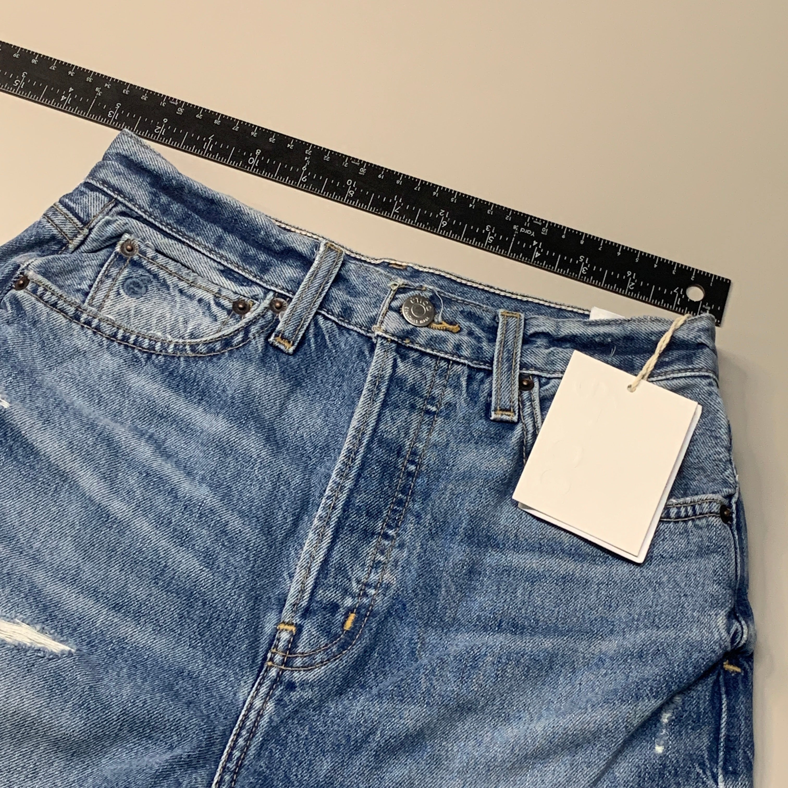 ETICA Bryce Pinch Waist Boyfriend Pant Canyon Reef Certified Organic Size 25 EW178281