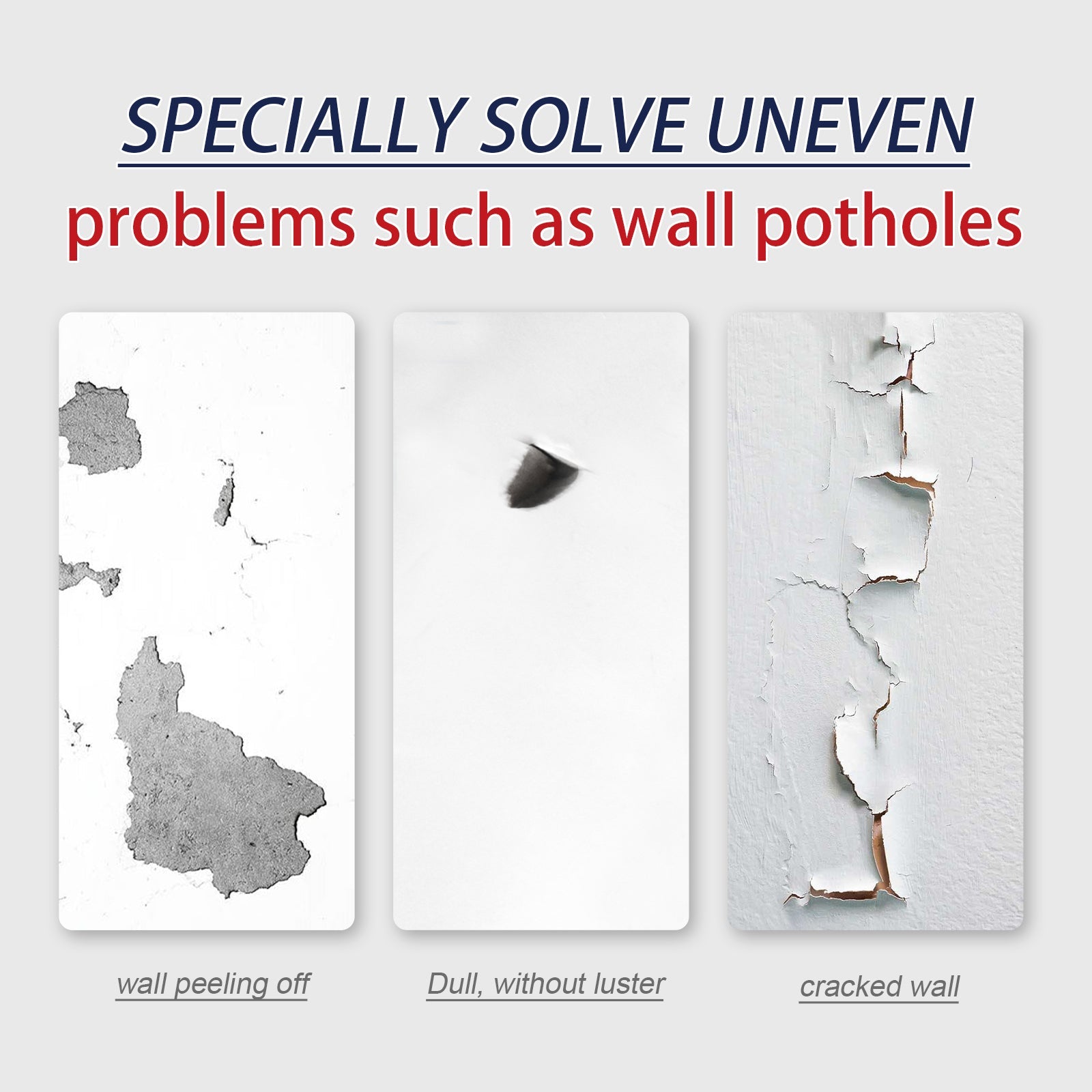 Wall Repair Paste Household White Wall Renovation Repair Paste Moisture Resistant Mildew Waterproof Interior Wall Repair