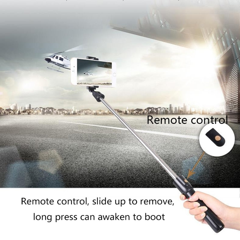 CE Certification Bluetooth Selfie Stick Remote Control Tripod Handphone Live Photo Holder Tripod Camera Self-Timer Artifact Rod