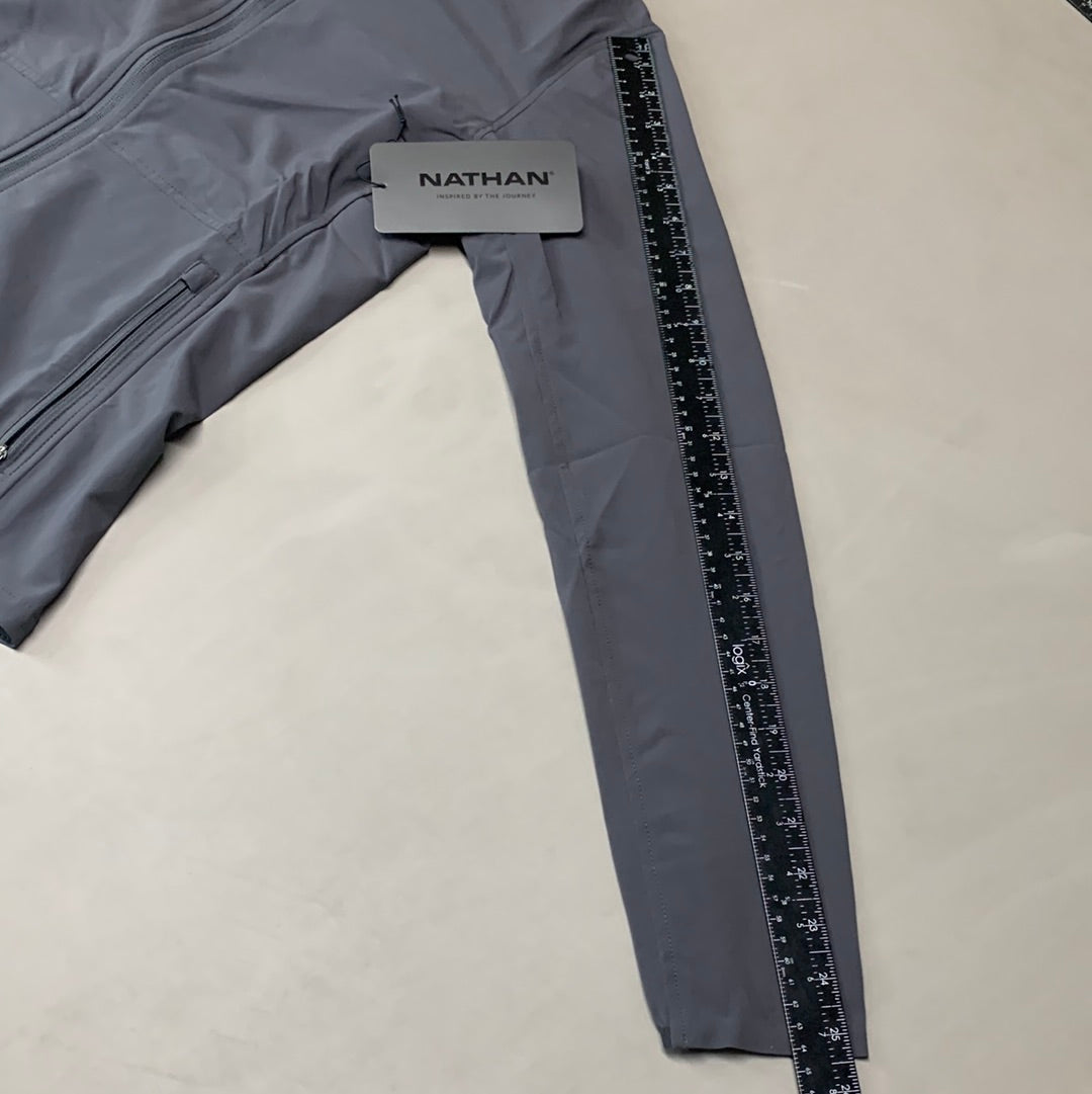 NATHAN Vamos Track Jacket Women's Sz XS Dark Charcoal NS50040-80078-XS (New)