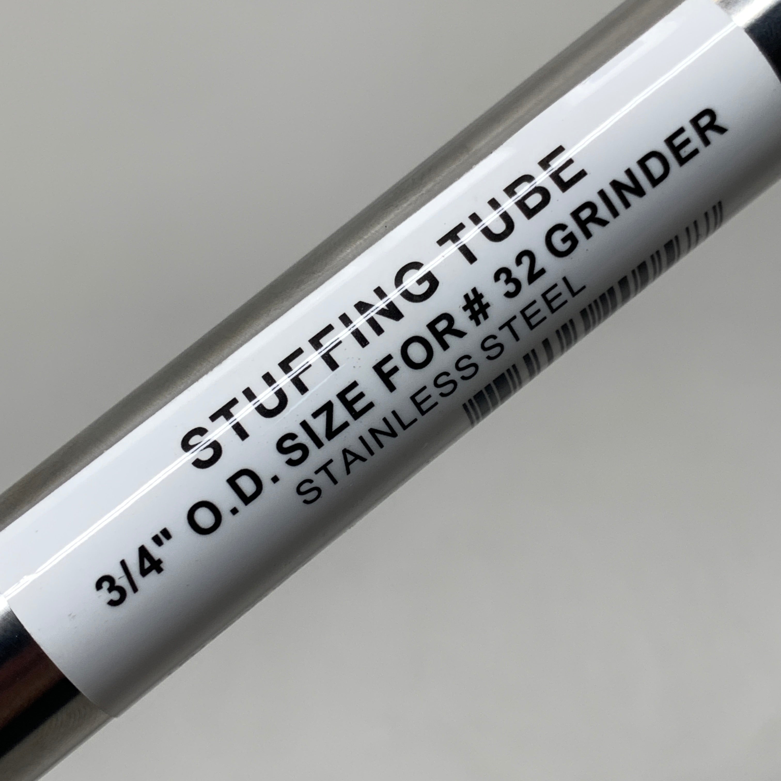 LEM Stuffing Tube 3/4" O.D Size for #32 Grinder Stainless Steel 057BSS