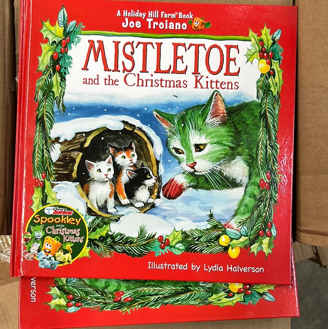 THE LEGEND OF MISTLETOE and THE CHRISTMAS KITTENS Hardcover Book