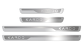 Stainless steel ultra-thin mirror faced welcome pedal ultrasonic threshold strip