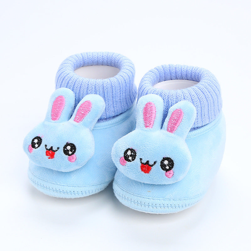 Newborn Baby Shoes Non-slip Crib First Walker Soft Material Comfortable Winter Boots Baby Autumn Shoes