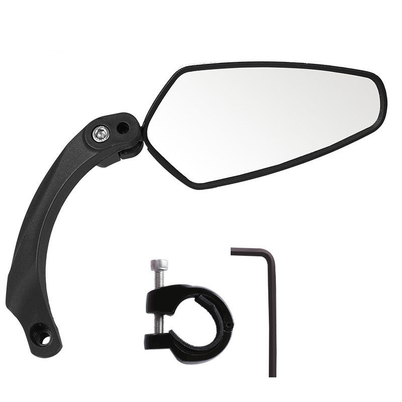 Bicycle Rear View Mirror Bike Cycling Clear Wide Range Back Sight Reflector Adjustable Left Right Mirror Accessories New Bike Mirror Blast resistant Adjustable Bike Rearview Mirror With Large Lens Bicycle Mirrors For Handlebars