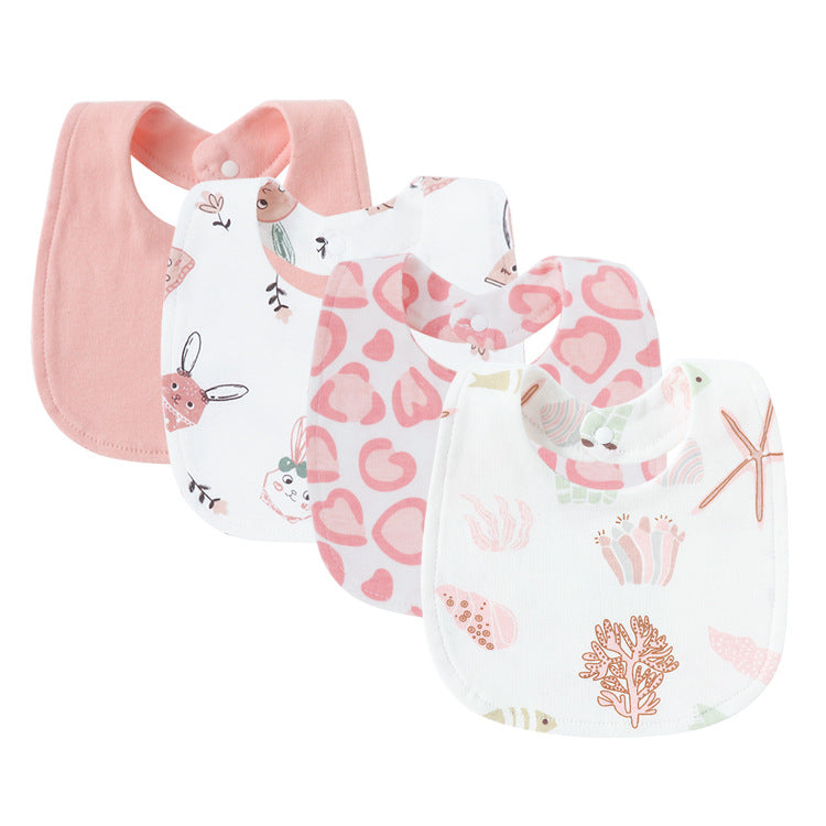 Baby And Infant Bibs Made Of Pure Cotton