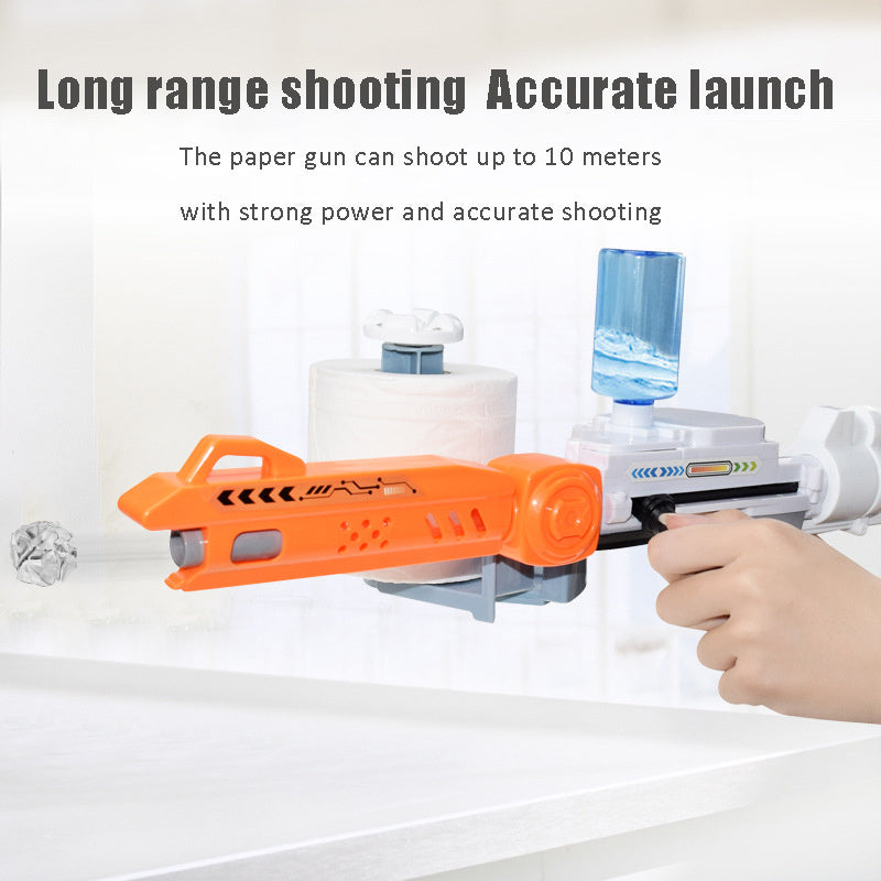 Children's Toilet Paper Launcher Plastic Toy