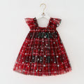 Christmas New Children Shirt XINGX Suspender Skirt For Girls