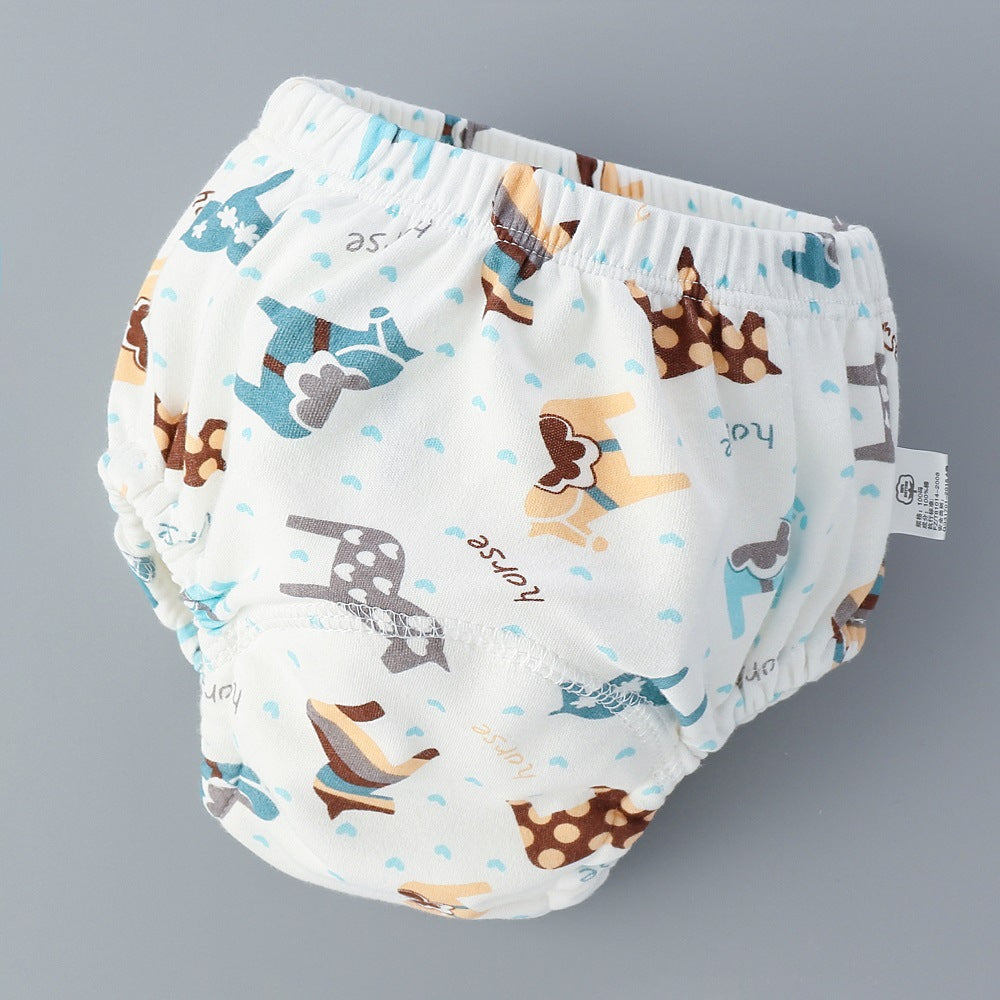 Washable 6-layer Breathable Gauze Baby Diaper Cover