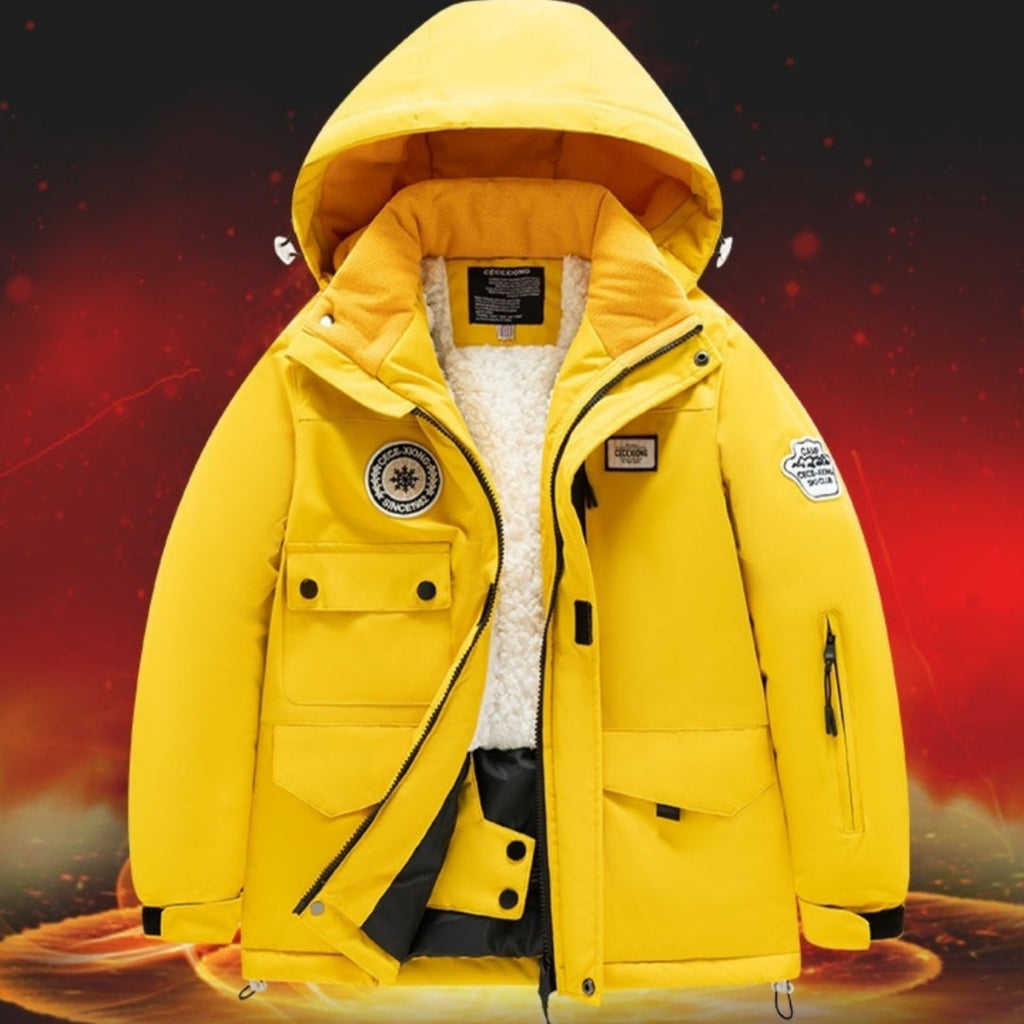 Childrens Outdoor Ski Suit Thickened Waterproof And Windproof